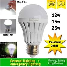 15w 36w E27 Energy Saving Led Emergency Bulb Rechargeable Battery
