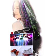 Hair Party Accessories-LED Colorful Flashing Glow-Fibre Optic Clip On