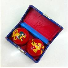 Chinese Kungfu Wing Chun Hand Stainless Steel Ball Training Weapon