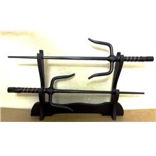 Ninja Octagon Chrome Sai Kendo Turtle Martial Art Fork Training Weapon
