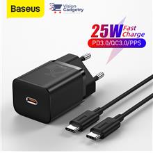 Baseus SUPER SI 1C Charger 25W Type C PD 3.0 QC 3.0 Fast Charger with