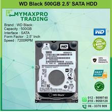 NEW WD Black Western Digital 500GB 2.5'' in Sata Internal HDD 7200RPM