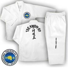 Maddockdo Brand Basic ITF Taekwondo Karate Kung fu Uniform Baju Suit 