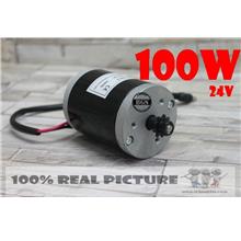 DC 24V 100W Electric brush Motor FOR electric bicycle electric scooter