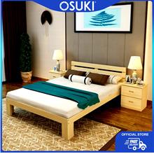 OSUKI Pine Wood Queen Size Bed Frame 200 x 150cm