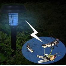Solar Garden Mosquito Repeller Killer 2 Modes LED Light