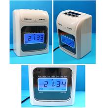 TIMECOP Time Recorder Punch Card Machine Digital Display