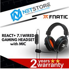FNATIC GEAR REACT+ 7.1 WIRED GAMING HEADSET with MIC - HS0004-001
