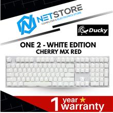 DUCKY ONE 2 - WHITE EDITION  CHERRY MX RED - DKON1808S-RUSPDWZW1