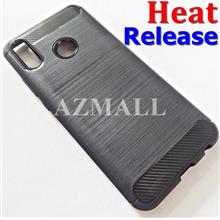 (Heat Release) Carbon Fiber Slim TPU Case Cover for Huawei Y9 (2019)