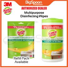 3M SCOTCH-BRITE Set/Refill Multipurpose Disinfecting Wipes Sanitizer