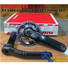 SRAM X1 1400 Crankset BB30 170mm 11 Speed 32T (Special Promo)