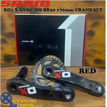 SRAM XO1 X-SYNC DM BB30 170mm 11 speed Crankset Red (Special Promo)