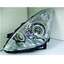 Toyota WISH '03 Black/White Housing Double Projector Ring Head Lamp
