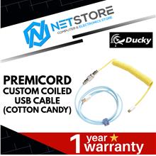 DUCKY PREMICORD CUSTOM COILED USB CABLE (COTTON CANDY) - DKCC-CCCNC1