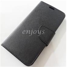 Fancy Diary Case Cover Samsung Galaxy J5 /J500G ~ALL BLACK