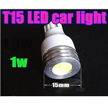 Car T15 Led Bulb Backup Light  Lighting Parking 12V-14V 1W  1138.t15 