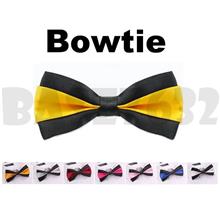 Korean Men Fashion Double Two Dual Colour Color Bowtie Bow Tie 1605.1