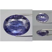 Superb &amp; big natural violetish blue Iolite faceted - 13.49CT - IO04