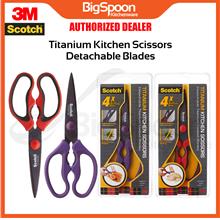 3M SCOTCH KS-DT(R) Titanium Kitchen Scissors 4X Sharp Heavy Duty Shear