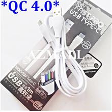 (QC 4.0) WK Design 097 Type C USB Cable Xiaomi Mi 10 9 SE Lite A1 A2