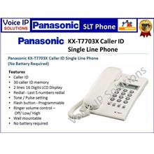 Panasonic KX-T7703 Caller ID Single Line Phone Telephone