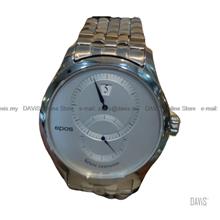 EPOS Watch 3370B Heure Sautante Automatic SS Bracelet Silver Grey