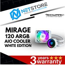 TECWARE MIRAGE 120 ARGB AIO CPU COOLER WHITE EDITION - TWCO-MIR120WH