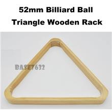 52mm Snooker Billiard Cue Ball Triangle Wooden Wood Rack 2289.1