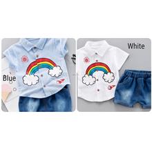 Rainbow Top + Short Pant