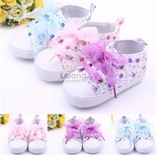 Cute Floral Baby Shoes