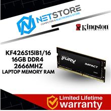KINGSTON FURY IMPACT 16GB 2666MHz DDR4 LAPTOP RAM-KF426S15IB1/16