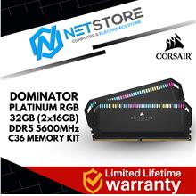 CORSAIR DOMINATOR PLATINUM RGB 32GB (2x16GB) DDR5 5600MHz C36 RAM