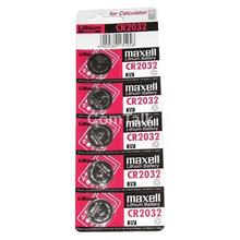 Maxell CR2032 3V Lithium Coin Cell Battery 5 Pcs