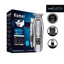 Kemei KM-5027 T-Shape Wide Blade USB Cordless Hair Trimmer Detailer