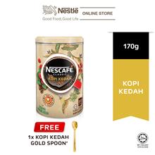 NESCAFE Kopi Kedah Tin 170g, FREE Gold Spoon