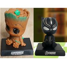 Baby Groot, Black Panther Display, Action Figure, collection, toy