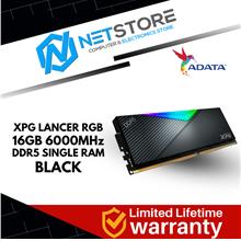 ADATA XPG LANCER RGB 16GB 6000MHz DDR5 SINGLE RAM - BLACK