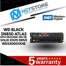 WESTERN DIGITAL BLACK SN850 ATLAS WITH HEATSINK 500GB SSD