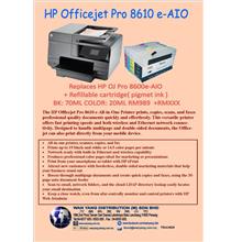 HP Officejet Pro 8610 + HP Refillable Cartridges Pro950/951