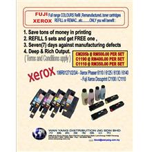 FUJI XEROX Full range COLOUR  toner cartridges Refill