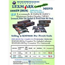 LEXMARK E120/E120N Compatible MONO Drum Unit