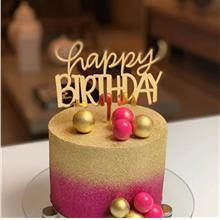Acrylic Happy Birthday Cake Topper Decoration