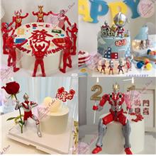 Ultraman Transformable Cake Topper Decoration \u54b8\u86cb\u8d85\u4eba \u53ef\