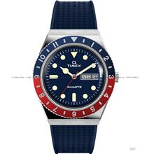 TIMEX TW2V32100 Q Timex 38mm Quartz Synthetic Rubber Strap Blue