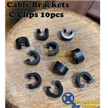 MTB Bike Cable Brackets C-Clips 10pcs