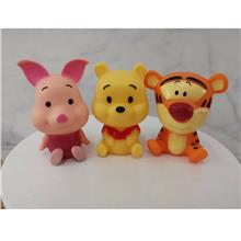 Winnie The Pooh, Piglet, Tigger, Toy/ Cake Topper/ Decoration