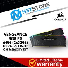 CORSAIR VENGEANCE RGB RS 64GB (2x32GB) DDR4 3600MHz C18 MEMORY KIT