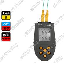HS6802 Dual Channel Type-K Digital Thermometer