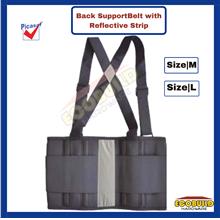 [Picasaf] Back Support Belt with Reflective Strip